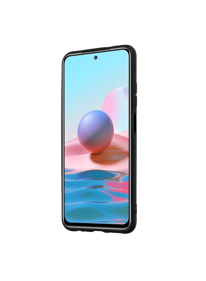 S-TOP Case For Redmi Note 10 4G / Xiaomi Poco M5s Matte Ring Holder TPU Phone Case - Image 3