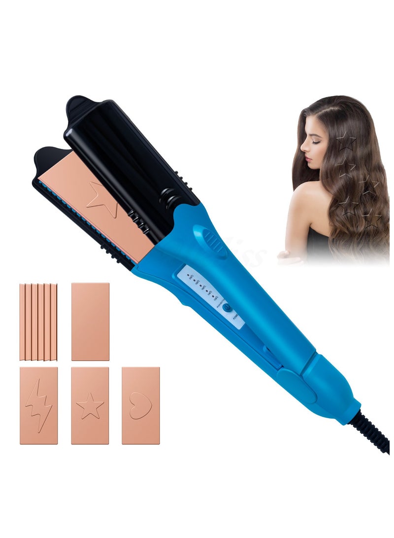 Star 3D Image Styling Hair Straightener Hair Straightener Hair Straightener Straight Roll Stick Straight Roll Dual - Image 1