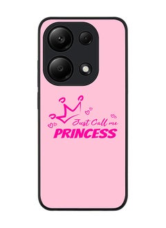 Stylizedd Rugged Black Edge Case for Xiaomi Redmi Note 13 Pro 4G / Xiaomi Poco M6 Pro 4G, Slim fit Case Thin Cover -  Just call me princess  - Image 1