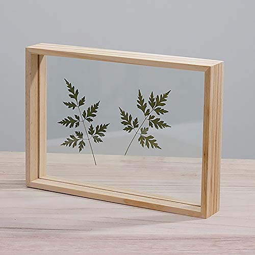 Desi Rang Wooden Frame for wall decor, table top, any plant leaf decoration, picture, photo, DIY, Gift item,home office desk (Rectangular) 7.5 x 5.5 inch - Image 5