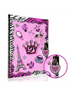8 To 12 Year Old Girls Gift Idea Girls Diary With Lock & Key ; Pink Rhinestone Kids Journal ; Tween Girl Secret Diary Notebook With 150 Lined Sheets & 2 Keys