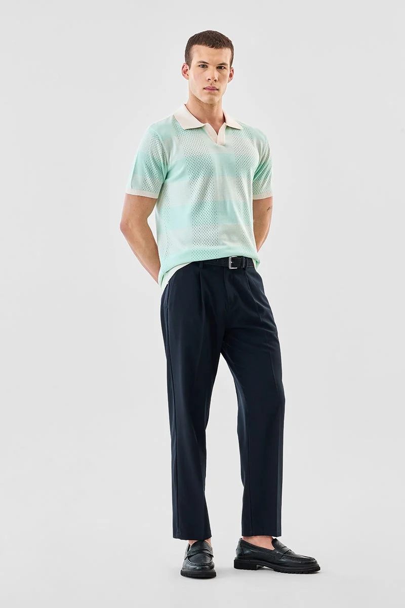 سنيتش تيشيرت بولو محبوك قطن %