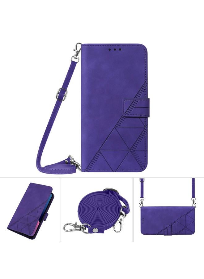 S-TOP Case For iPhone 11 Pro Crossbody 3D Embossed Flip Leather Phone Case - Image 1