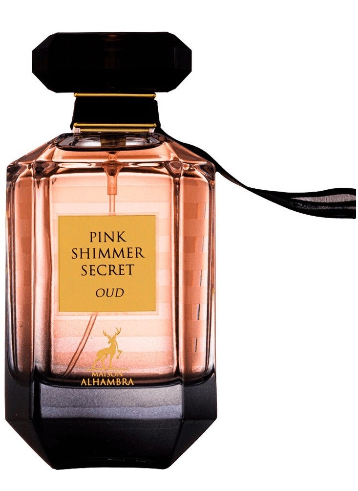 MAISON ALHAMBRA PINK SHIMMER SECRET OUD EDP 100ml  - Image 1