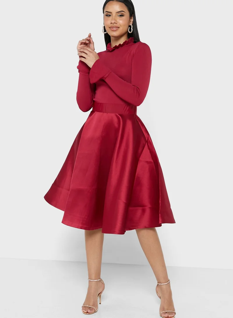 Ted Baker Knitted Frill Detail Dress