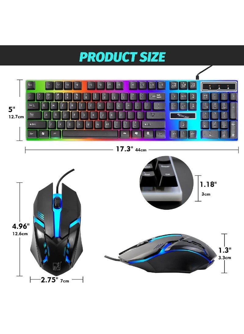 Gaming Keyboard Set with LED Backlight, Mouse, and Mouse Pad – Model G21WT, Black - pzsku/Z8E6BA336B879B8152209Z/45/1741476125/2848483b-b0e6-4560-ba85-ac80a04bceb3