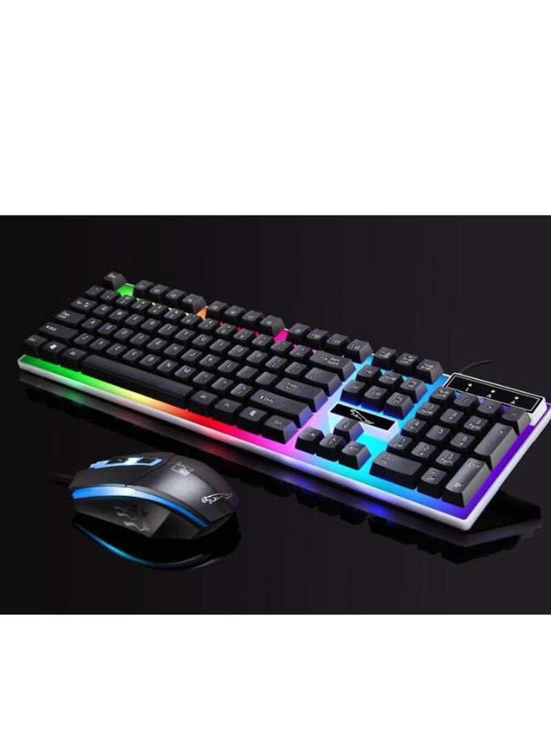 Gaming Keyboard Set with LED Backlight, Mouse, and Mouse Pad – Model G21WT, Black - pzsku/Z8E6BA336B879B8152209Z/45/1741476125/84f2cfb6-fee5-4dd0-bf4e-201d399e84f4