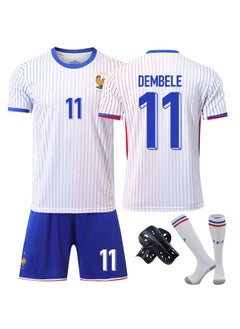 2024 European Cup France Children's Youth Football Jersey Four-piece Set No. 11