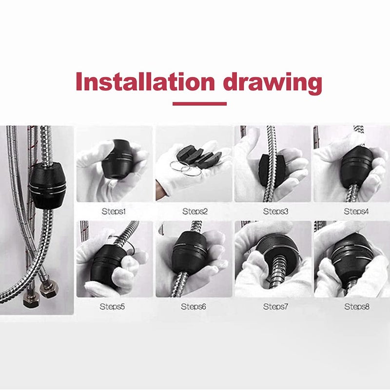 SYCOOVEN Pull Down Faucet Hose Weight Ball,Kitchen Sink Pull Out Faucet Gravity Ball, Sink Basin Pull Out Sprayer Hose Gravity Ball Replacement Part, Universal for Most Faucet Hose (Screw Type) - Image 5