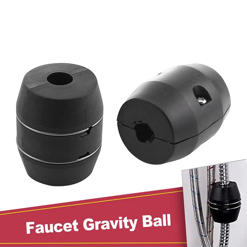 SYCOOVEN Pull Down Faucet Hose Weight Ball,Kitchen Sink Pull Out Faucet Gravity Ball, Sink Basin Pull Out Sprayer Hose Gravity Ball Replacement Part, Universal for Most Faucet Hose (Screw Type) - Image 4