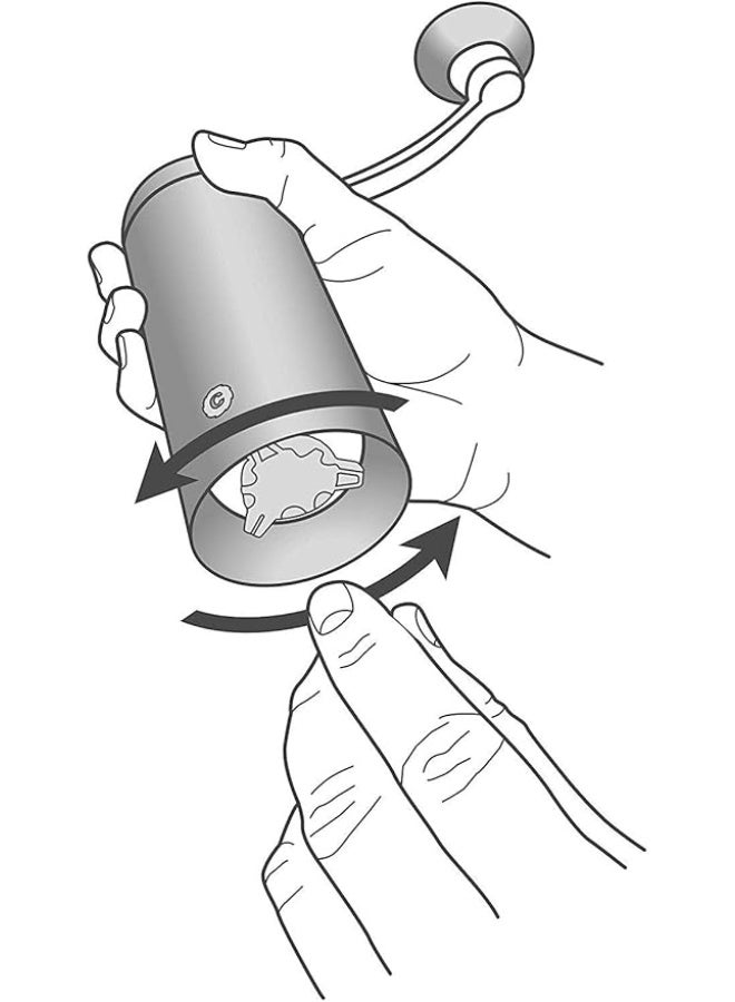 Crush Grind Brazil Coffee Grinder With Ceramic Grinder44 Black - Image 5