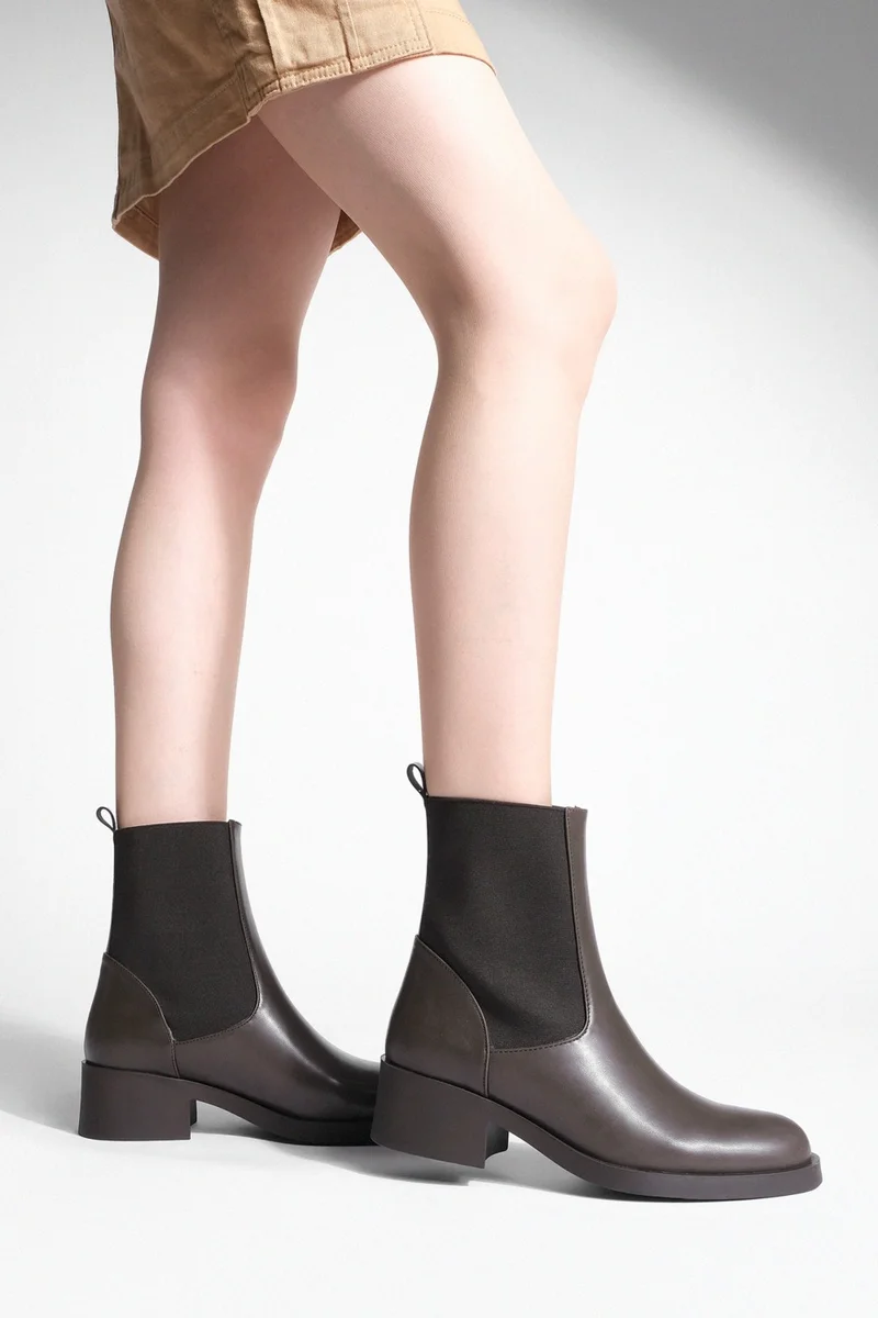 مارجين Margin Women's Elastic Side Banded Daily Boots Tunles