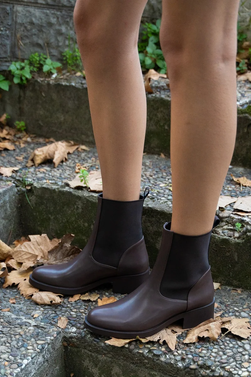 مارجين Margin Women's Elastic Side Banded Daily Boots Tunles