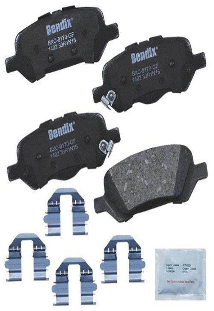 Bendix Priority1 CFC1402 Ceramic Rear Brake Pads for Toyota Venza 2016-2009 - Image 4