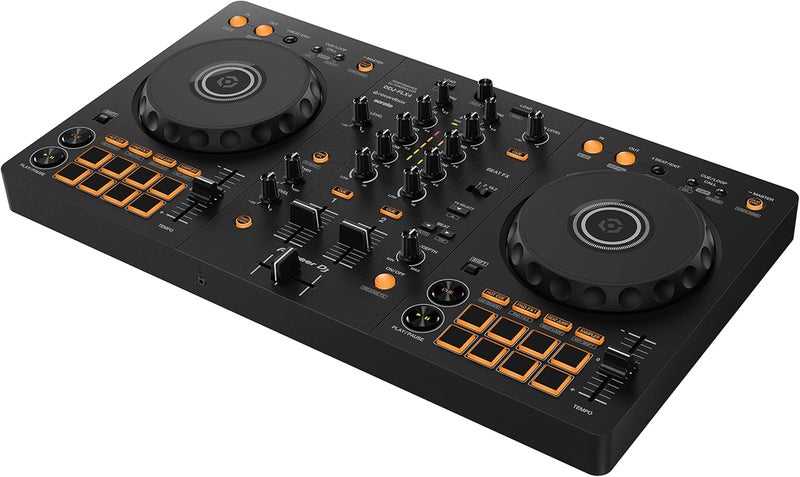 Pioneer DJ وحدة تحكم دي جي بايونير DDJ-FLX4 ذات القناتين - أسود - Image 3