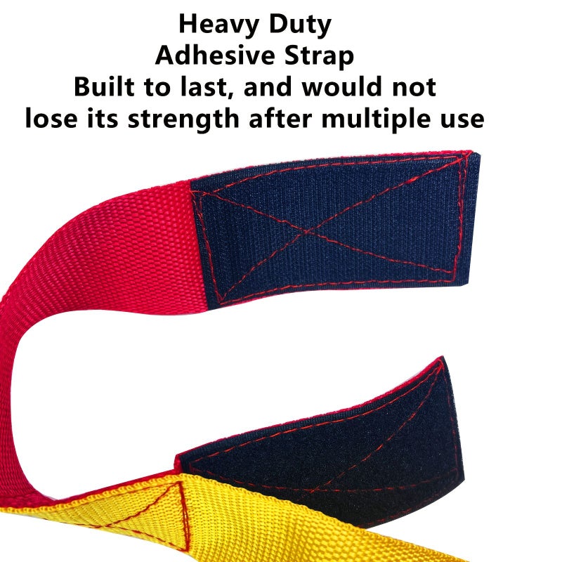 6 Person Leg And Foot Race Belt Set For Team Building Games Outdoor Parties Backyard Activities Relay Races Cooperative Team Training - Image 4
