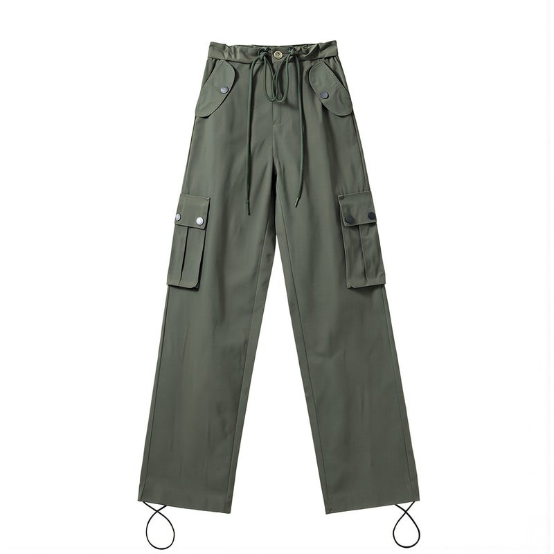 Womens Upgraded Multi-function Cargo Pants Quick Dry Adjustable Waist Hem S - Image 3