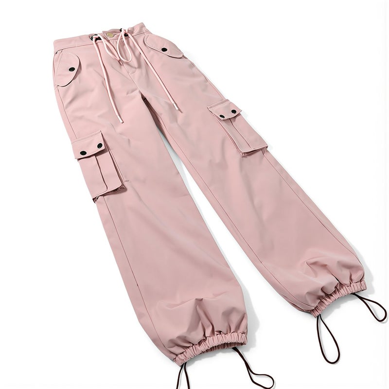 Womens Upgraded Multi-function Cargo Pants Quick Dry Adjustable Waist Hem S - Image 2