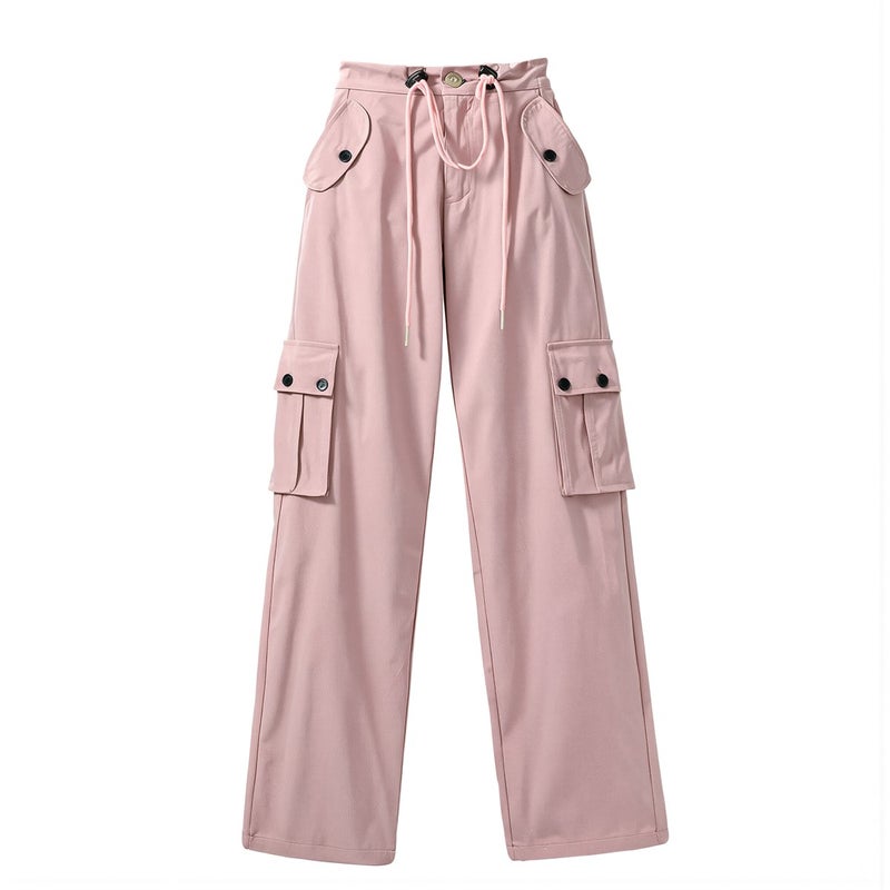 Womens Upgraded Multi-function Cargo Pants Quick Dry Adjustable Waist Hem S - Image 5