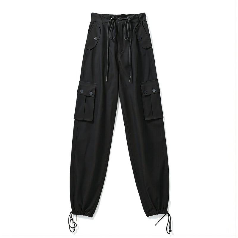 Womens Upgraded Multi-function Cargo Pants Quick Dry Adjustable Waist Hem S - Image 1