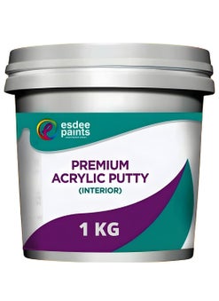 esdee paints Esdee Paints Interior Putty Acrylic Ready to use DIY Wall Flexible Putty with Excellent bonding 1 KG  - Image 1