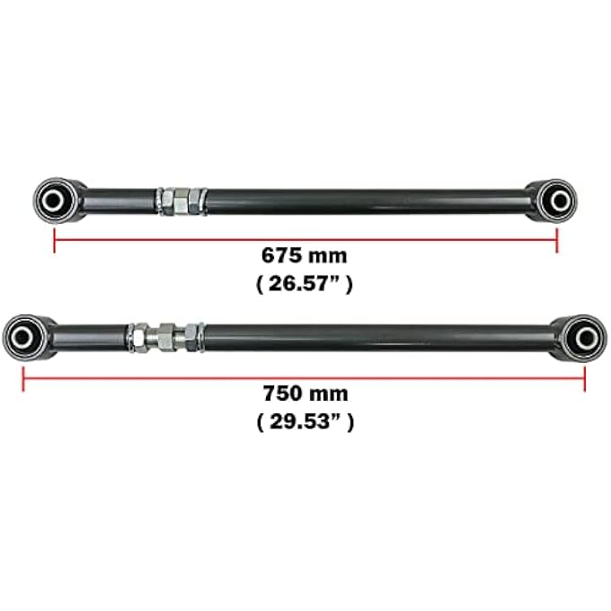 rayihni Lc80 Accessories 24 Rear Adjustable Upper  Lower Trailing Arms For Land Cruiser 80 105 Series 4 Pcs Sets Yellow - Image 5