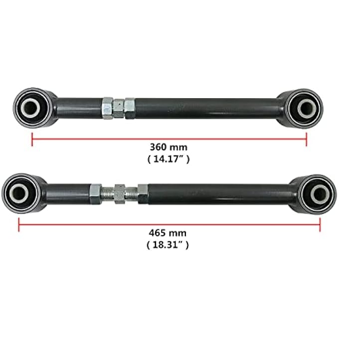 rayihni Lc80 Accessories 24 Rear Adjustable Upper  Lower Trailing Arms For Land Cruiser 80 105 Series 4 Pcs Sets Yellow - Image 4