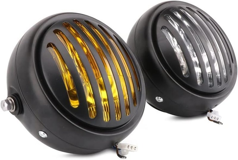 Yurefax 5.75in Motorcycle Headlight Grill Cover - Image 3