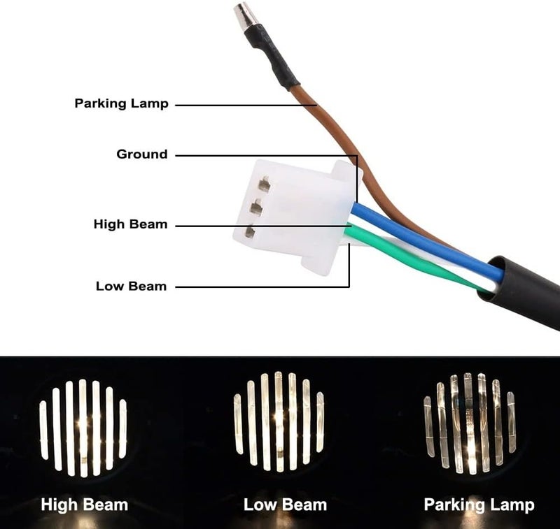 Yurefax 5.75in Motorcycle Headlight Grill Cover - Image 5