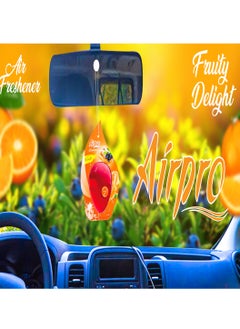 Airpro Luxury Hanging Gel| Car Perfume & Air Freshener | Fruity Delight| Brings a Sweet and Refreshing Burst of Fruitiness to Your Car, Ensuring a Long-Lasting and Invigorating Fragrance That Uplifts Your Car’s Atmosphere.  - Image 3