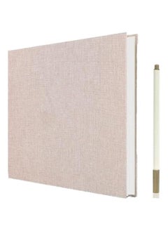 HOOKOR Photo Albums, Extra Large Capacity Family Wedding Picture Albums Photo Book, Magnetic Self-stick Photos Hand Made DIY Albums, Memory Book Holds 3x5, 4x6, 5x7, 6x8, 8x10 Inch Photos (Beige)  - Image 1