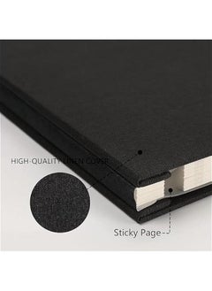 HOOKOR Photo Albums, Extra Large Capacity Family Wedding Picture Albums Photo Book, Magnetic Self-stick Photos Hand Made DIY Albums, Memory Book Holds 3x5, 4x6, 5x7, 6x8, 8x10 Inch Photos (Beige)  - Image 3