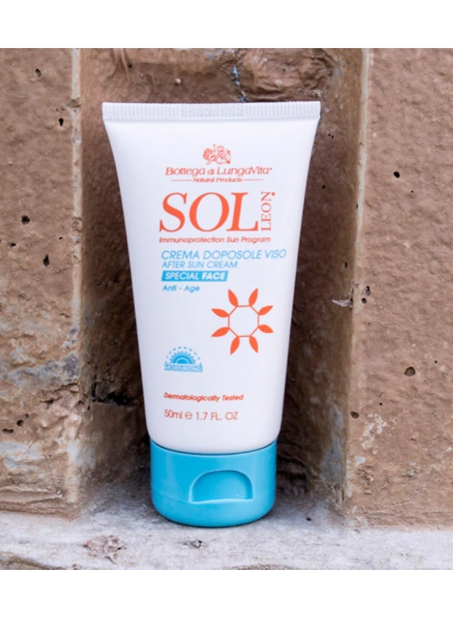 SOL LEON AFTER SUN FACE CREAM ANTI-AGE 50ML - Image 2