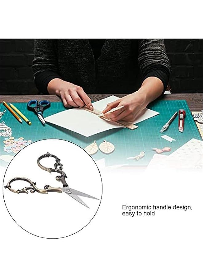 FYLX Vintage European Stainless Steel Scissors for Embroidery Small Gourd Shaped DIY Craft Cutting Tools for Sewing Art Work  - Image 3