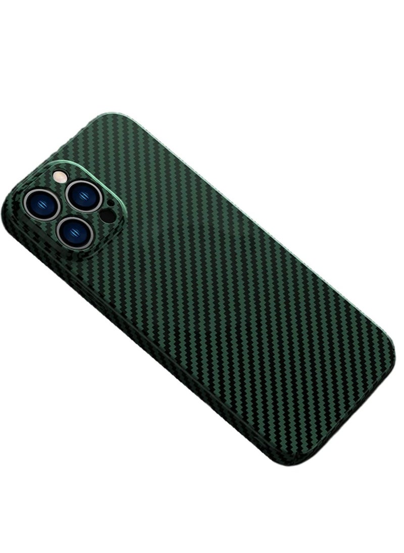 Raxoom Personality Handsome Light Thin Carbon Fiber Pattern PC Phone case Compatible with iPhone 15 Pro Unique Comfortable Cool Shockproof Back Cover - Image 1