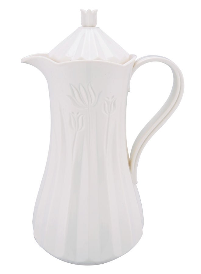 REEM Plastic Coffee/Tea Flask 0.85 Liter Ivory