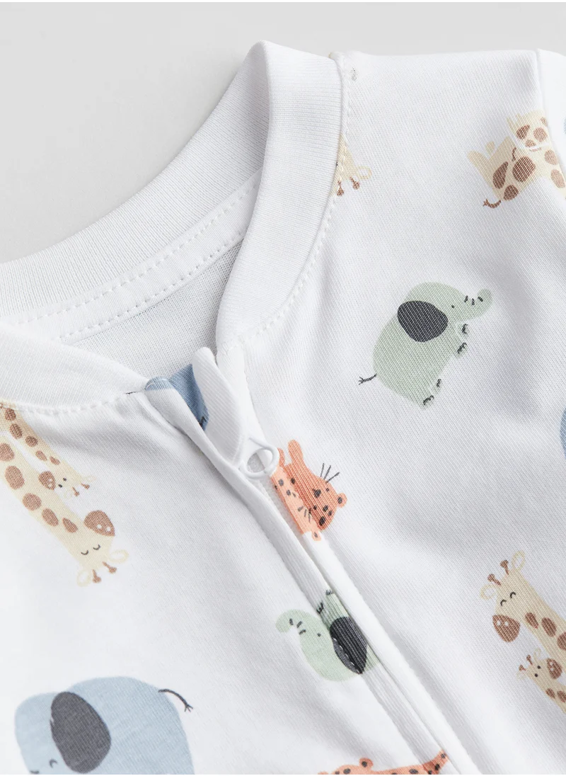 اتش اند ام Patterned Sleepsuit