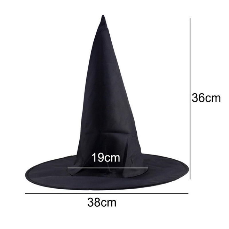 Ankelesz 3Pcs Halloween Witch Hats for Women Costume Witch Hat Costume Accessory for Halloween Party Decorations - Image 5