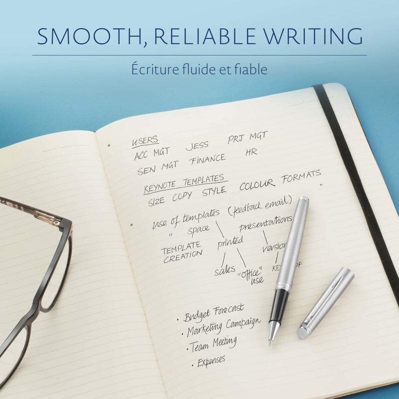 Waterman Rollerball Pen Refill, Fine Tip with Black Ink, 1 Count - Image 4