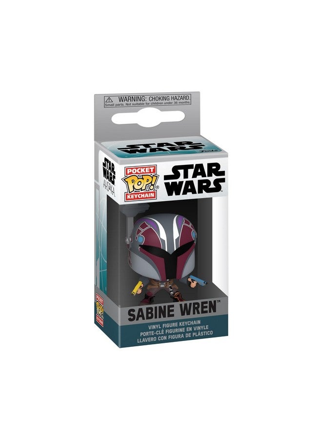 Funko POP! Keychain: Ahsoka - Sabine Wren - Star Wars Novelty Keyring - Collectable Mini Figure - Stocking Filler - Gift Idea - Official Merchandise - TV Fans - Backpack Decor - Image 2