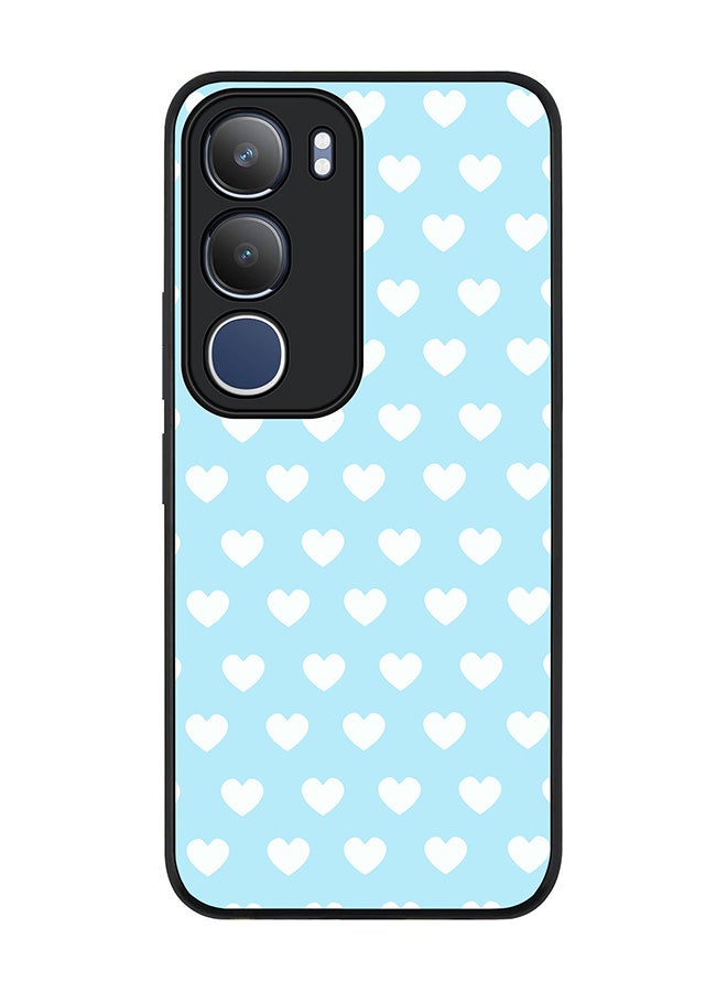 For vivo Y19s / Y19s Pro Case,Slim fit Camera Protection, Shockproof Thin Phone cover  - Baby Blue Hearts