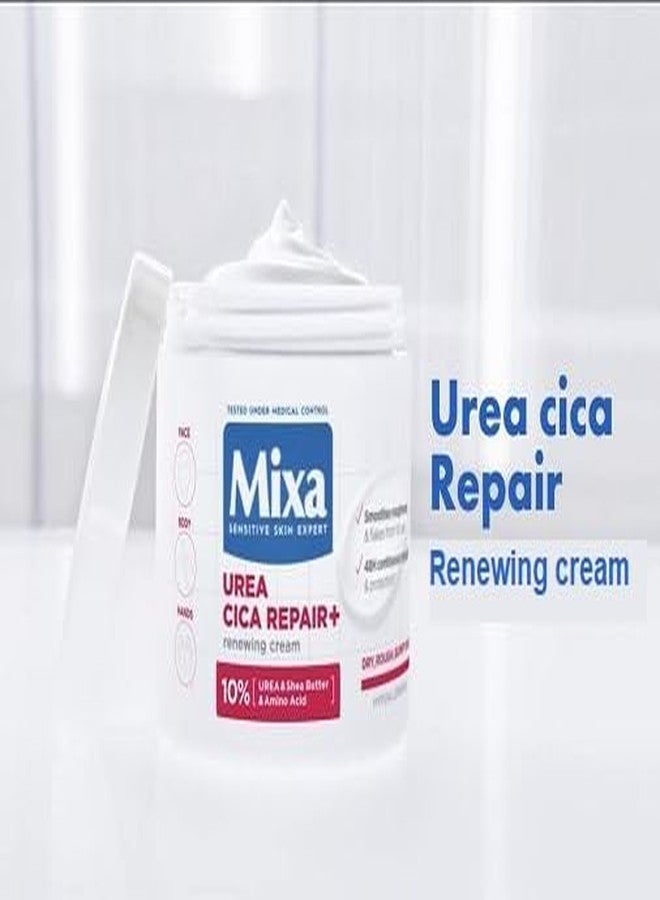 Mixa Urea Cica Repair Body Cream 400ml – With 10% Urea, Shea Butter & Amino Acids – For Very Dry Skin - Image 4