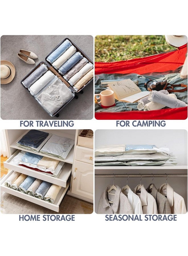 Smart Saver Ion Bags For Travel No Pump Or Vacuum Needed Packing Bags For Clothes, Smart Saver Travel Essentials Roll Up Reusable Space Bag, Saves Upto 80% Of Storage Vacuum Bags For Packing Clothes  - Image 5