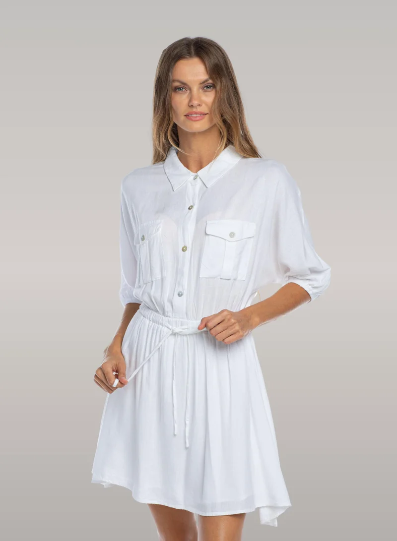 Just Nature Serena Drawstring Dress