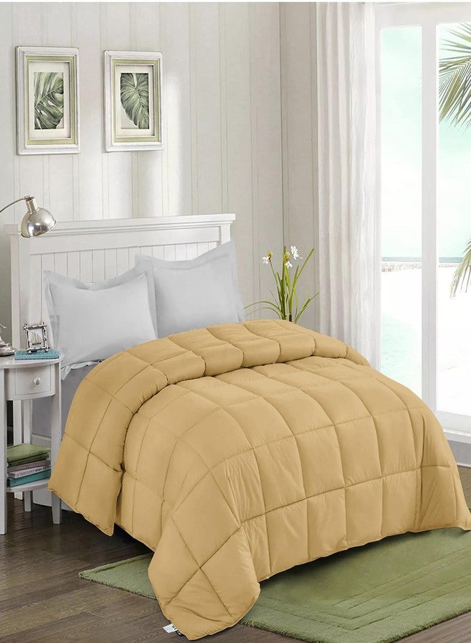 AYANSHI BEDDING Hotel Collection All Season 120 GSM Ac Comforter/Ac Blanket/Ac Duvet Double Bed Comforter (90" X 100" Inches) - Double Bed Comforter - Beige Color - Image 2