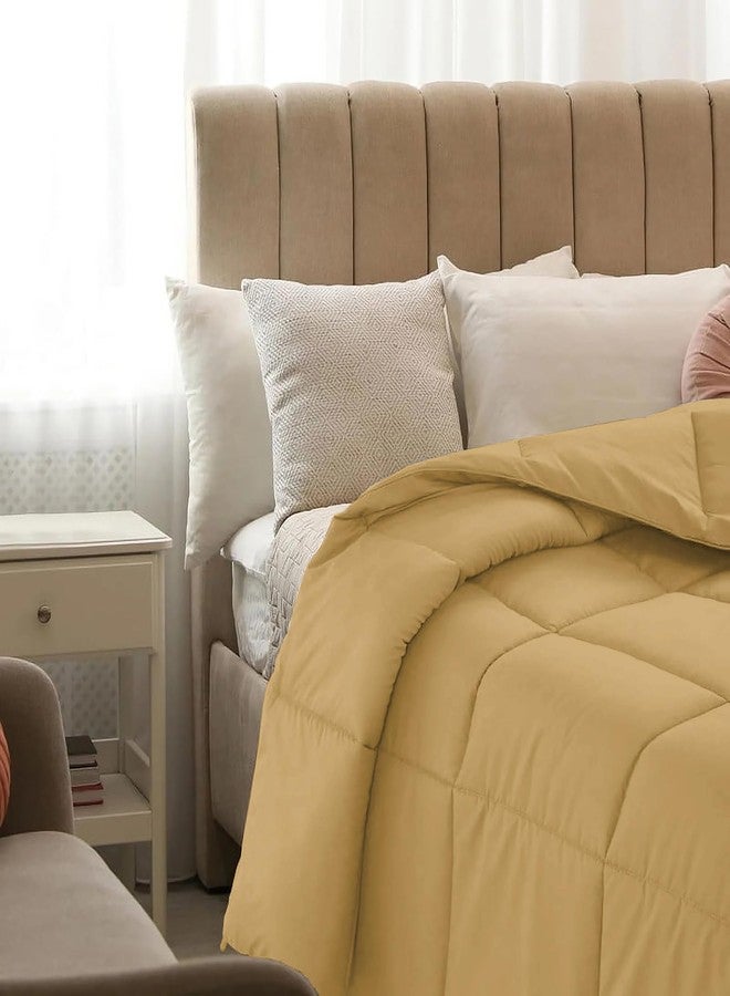 AYANSHI BEDDING Hotel Collection All Season 120 GSM Ac Comforter/Ac Blanket/Ac Duvet Double Bed Comforter (90" X 100" Inches) - Double Bed Comforter - Beige Color - Image 3