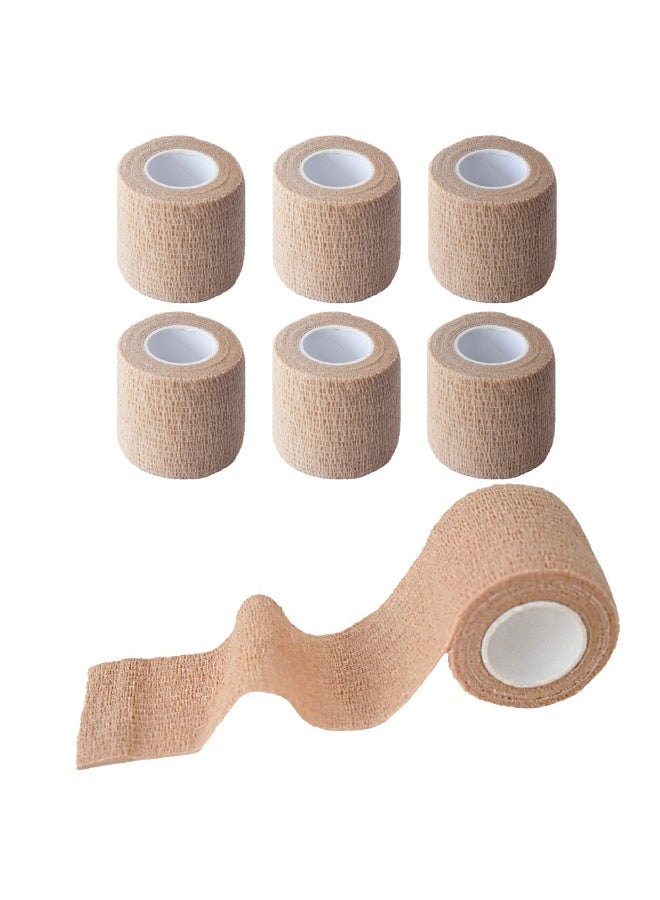 6 Pack Bandage（5cm*4.5m）, Elastic Sports, Sports Bandage, Veterinary Wrap, Suitable For Sports, Wrist, Ankle - Image 1