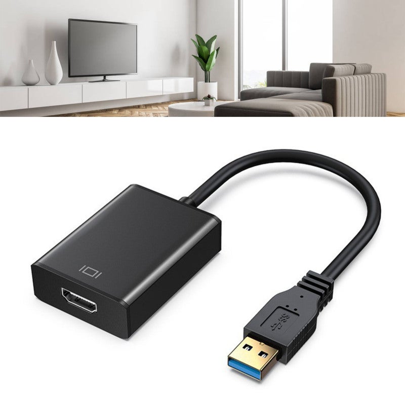 USB To HDMI Adapter: 5Gbps Fast Transfer, 1920x1080 Resolution, Copper & PVC Build - Multi-Monitor Support USB 3.0 To HDMI Converter for Laptop Desktop PC To TV Monitor Projector - Image 5