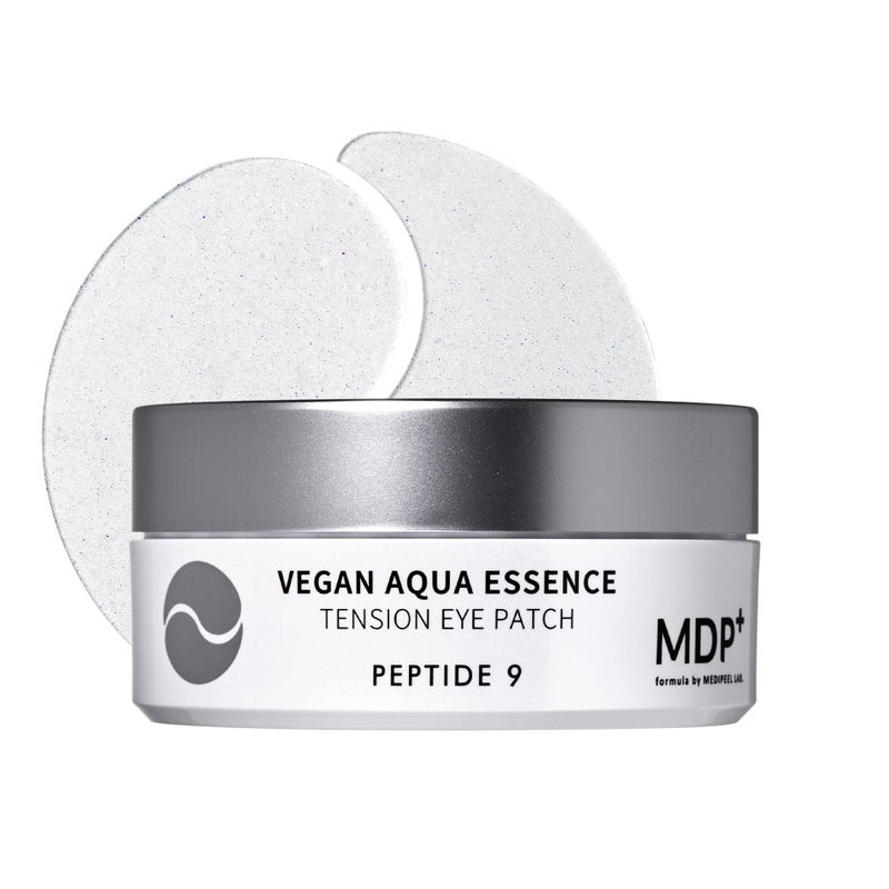 MDP PEPTIDE 9 VEGAN AQUA ESSENCE TENSION EYE PATCH Niacinamide eye mask 338 oz16gx60eaHyaluronic Acid Wrinkle Care Under Eye Mask Puffy Eyes Hydrating Treatment