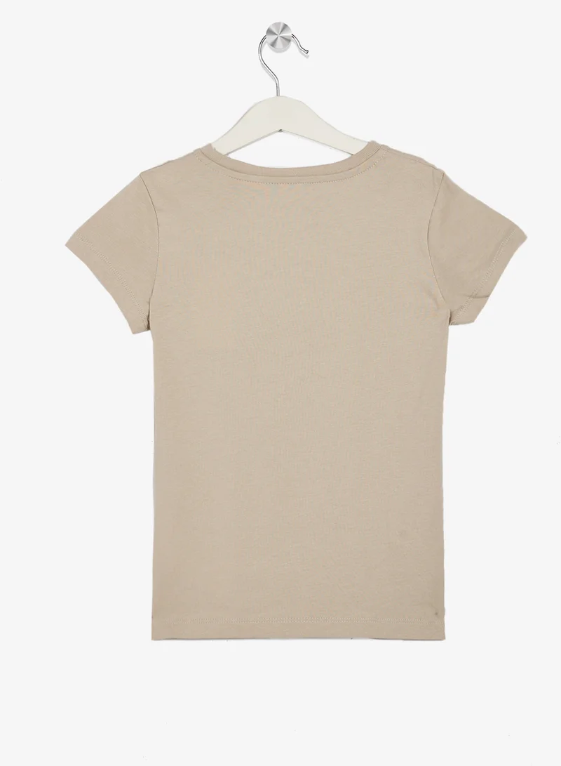 Calvin Klein Jeans Youth logo Crew Neck T-Shirt